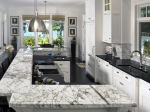 Kitchen Countertops in Marble Boston