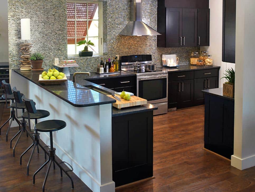 dark granite countertops
