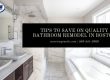 save on quality bathroom remodel in Boston