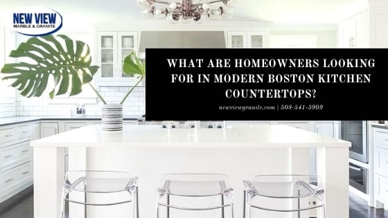 modern Boston kitchen countertops