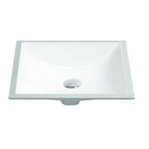 RECTANGULAR BOWL PORCELAIN UNDERMOUNT SINK