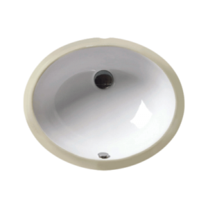 OVAL BOWL PORCELAIN UNDERMOUNT SINK
