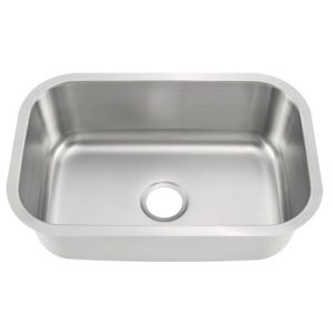 SINGLE BOWL UNDERMOUNT STAINLESS STEEL SINK