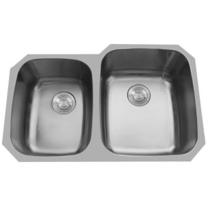 DOUBLE BOWL UNDERMOUNT STAINLESS STEEL SINK