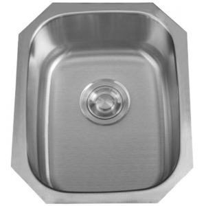 SINGLE BOWL UNDERMOUNT STAINLESS STEEL SINK