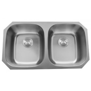 DOUBLE BOWL UNDERMOUNT STAINLESS STEEL SINK