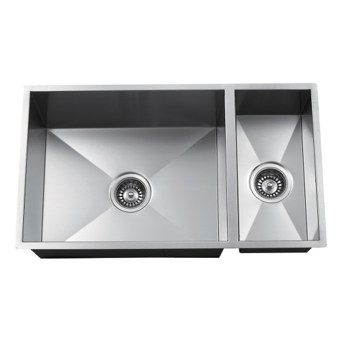 DOUBLE BOWL UNDERMOUNT HANDMADE SINK ZP7030HMZ - Image 2