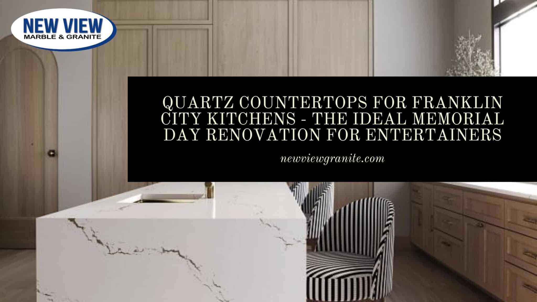 Quartz countertops for kitchens in Franklin