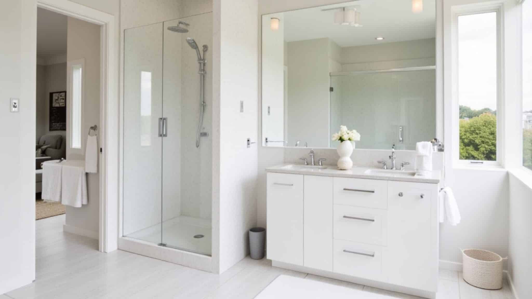 Quartz bathroom countertops in Franklin, MA Quartz bathroom countertops in Franklin, MA